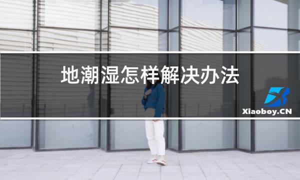 地潮湿怎样解决办法