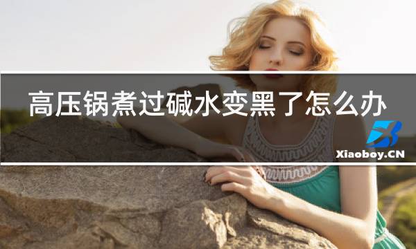 高压锅煮过碱水变黑了怎么办