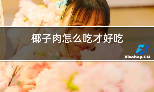 椰子肉怎么吃才好吃