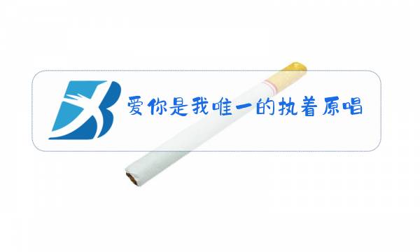 爱你是我唯一的执着原唱图片