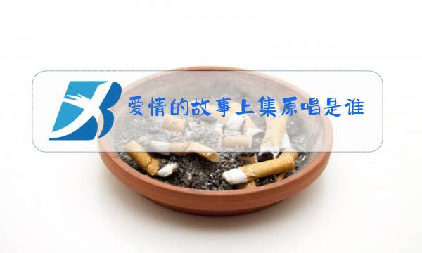 爱情的故事上集原唱是谁图片