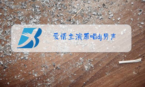 爱情主演原唱dj男声图片