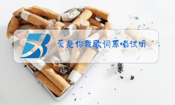 爱是你我歌词原唱试听图片