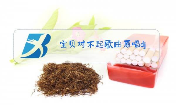 宝贝对不起歌曲原唱dj图片