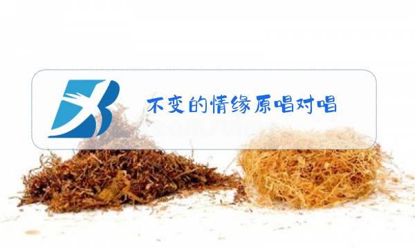 不变的情缘原唱对唱图片