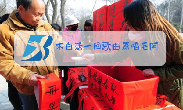 不白活一回歌曲原唱毛阿敏视频图片
