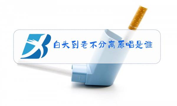 白头到老不分离原唱是谁图片