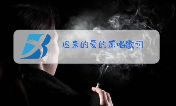 迟来的爱的原唱歌词图片