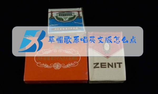 草帽歌原唱英文版怎么点图片