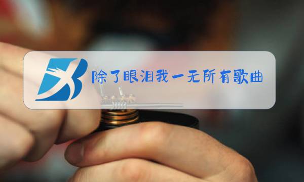 除了眼泪我一无所有歌曲原唱图片
