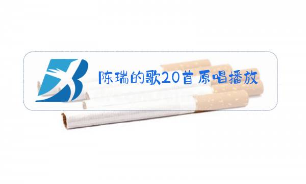 陈瑞的歌20首原唱播放图片