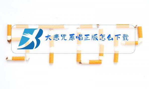 大悲咒原唱正版怎么下载图片