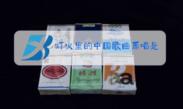 灯火里的中国歌曲原唱是谁图片