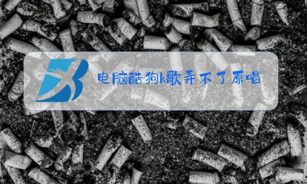 电脑酷狗k歌弄不了原唱图片