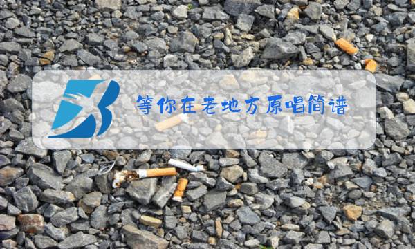 等你在老地方原唱简谱图片