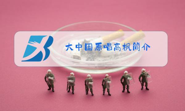 大中国原唱高枫简介图片