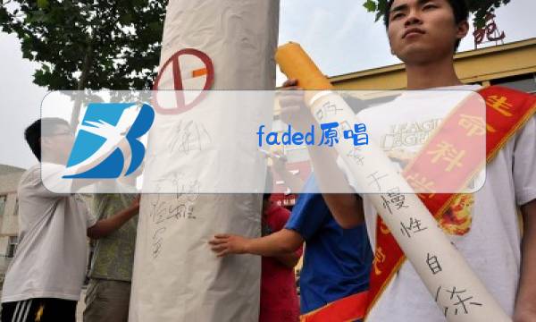 faded原唱图片