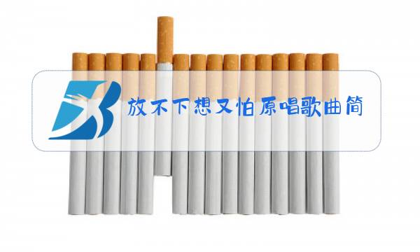 放不下想又怕原唱歌曲简谱图片
