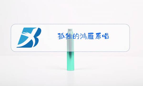 孤独的鸿雁原唱图片