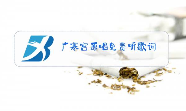 广寒宫原唱免费听歌词图片