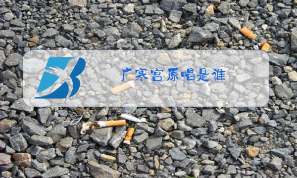 广寒宫原唱是谁图片