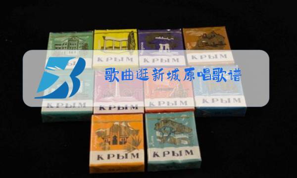 歌曲逛新城原唱歌谱图片
