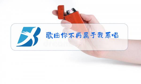 歌曲你不再属于我原唱图片