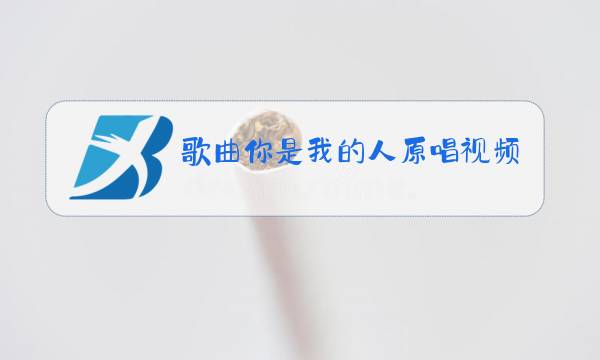 歌曲你是我的人原唱视频图片