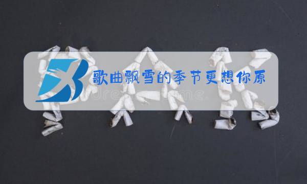 歌曲飘雪的季节更想你原唱曲图片