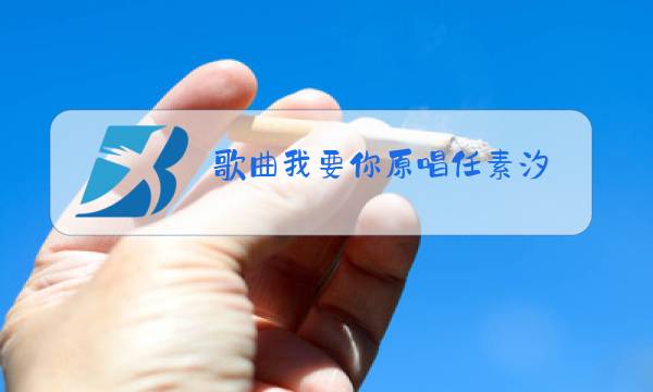 歌曲我要你原唱任素汐图片