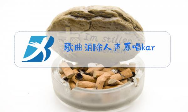 歌曲消除人声原唱karaoke图片