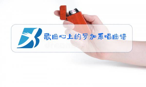 歌曲心上的罗加原唱曲谱图片