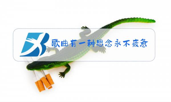 歌曲有一种思念永不疲惫原唱视频图片