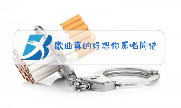 歌曲真的好想你原唱简谱图片