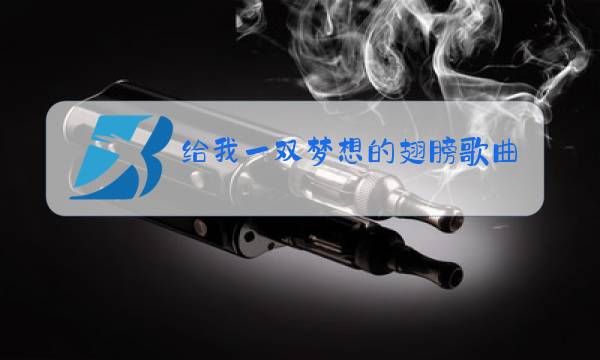 给我一双梦想的翅膀歌曲原唱图片