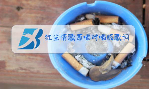 红尘情歌原唱对唱版歌词图片