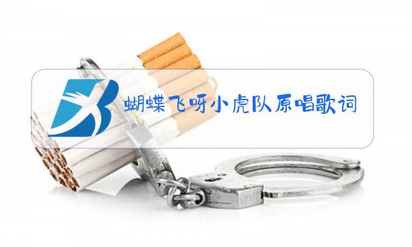 蝴蝶飞呀小虎队原唱歌词图片