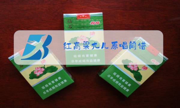 红高粱九儿原唱简谱图片