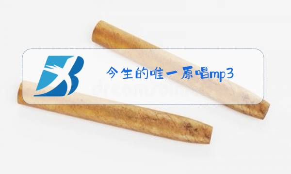 今生的唯一原唱mp3图片
