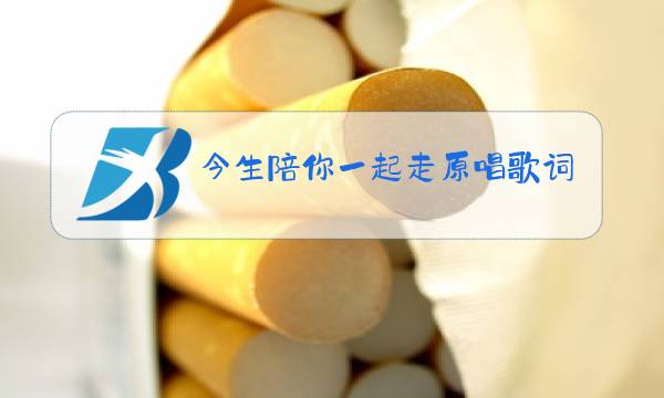 今生陪你一起走原唱歌词图片