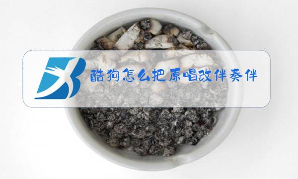 酷狗怎么把原唱改伴奏伴奏下载免费mp3图片