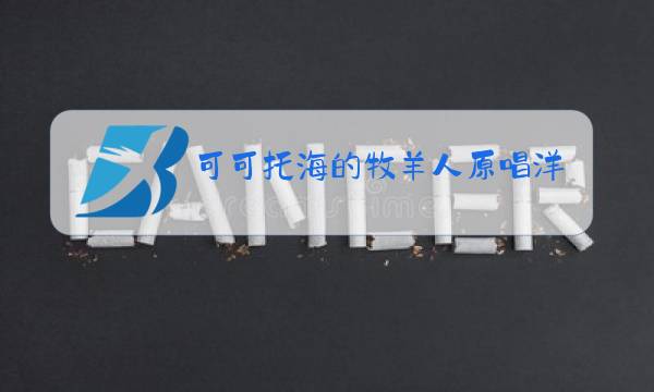 可可托海的牧羊人原唱洋仔简介图片