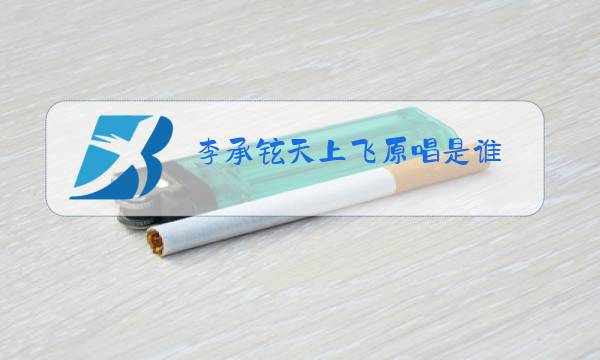 李承铉天上飞原唱是谁图片