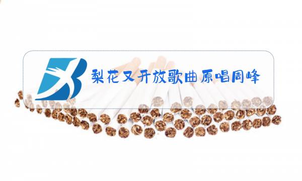 梨花又开放歌曲原唱周峰图片