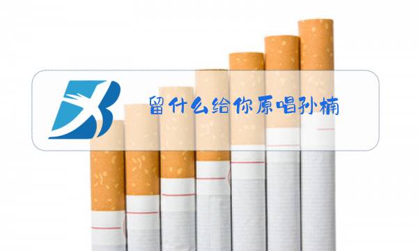 留什么给你原唱孙楠图片