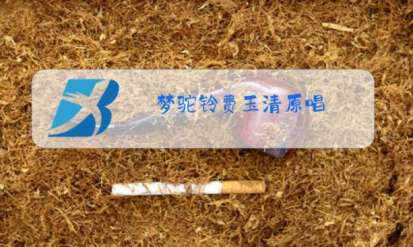 梦驼铃费玉清原唱图片