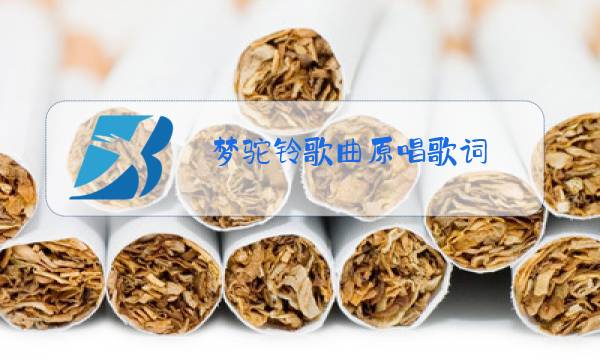 梦驼铃歌曲原唱歌词图片
