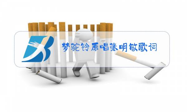 梦驼铃原唱张明敏歌词图片