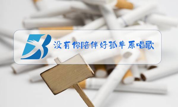 没有你陪伴好孤单原唱歌词是什么意思图片