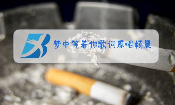 梦中等着你歌词原唱杨晨图片